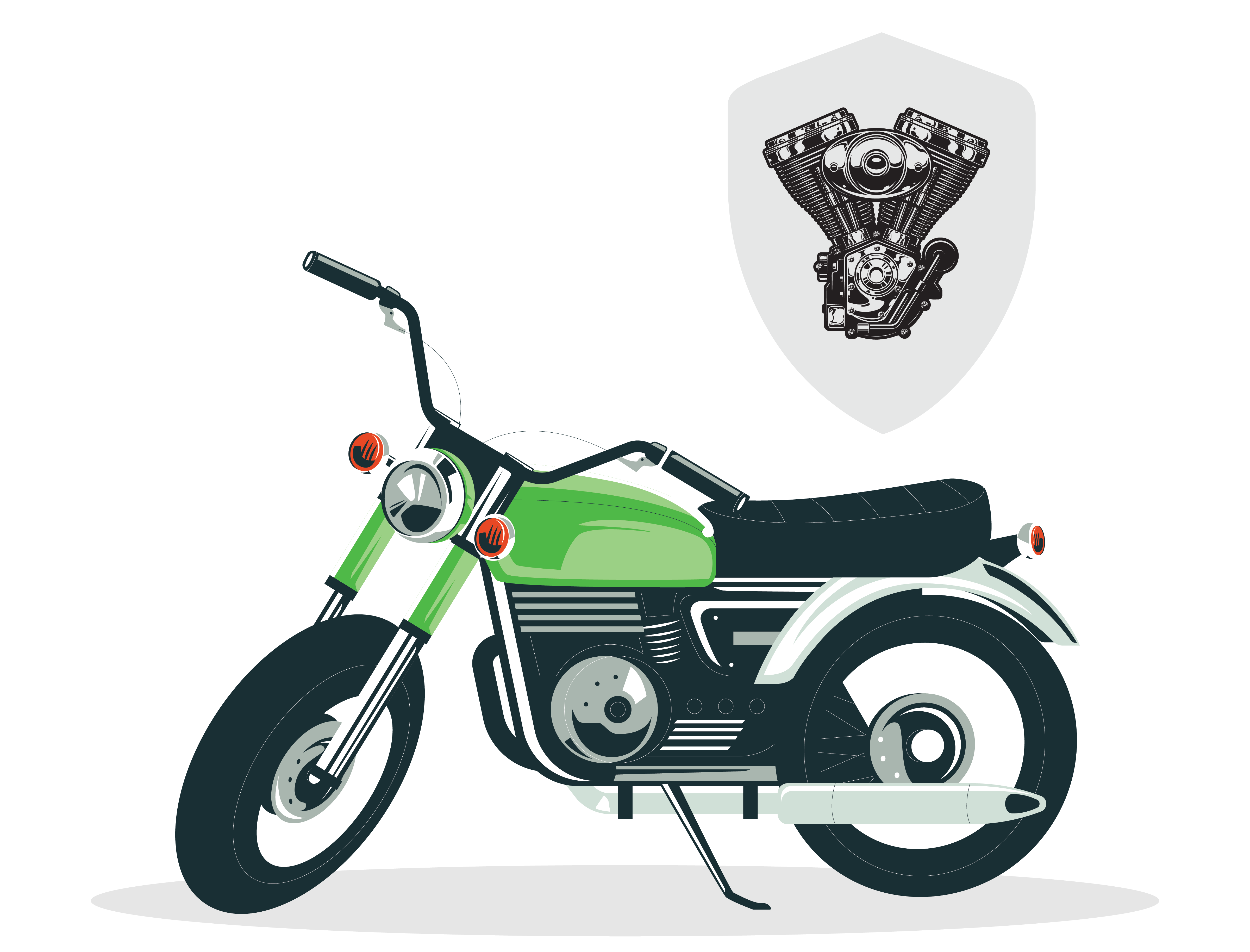 Engine Protector Cover in Bike Insurance