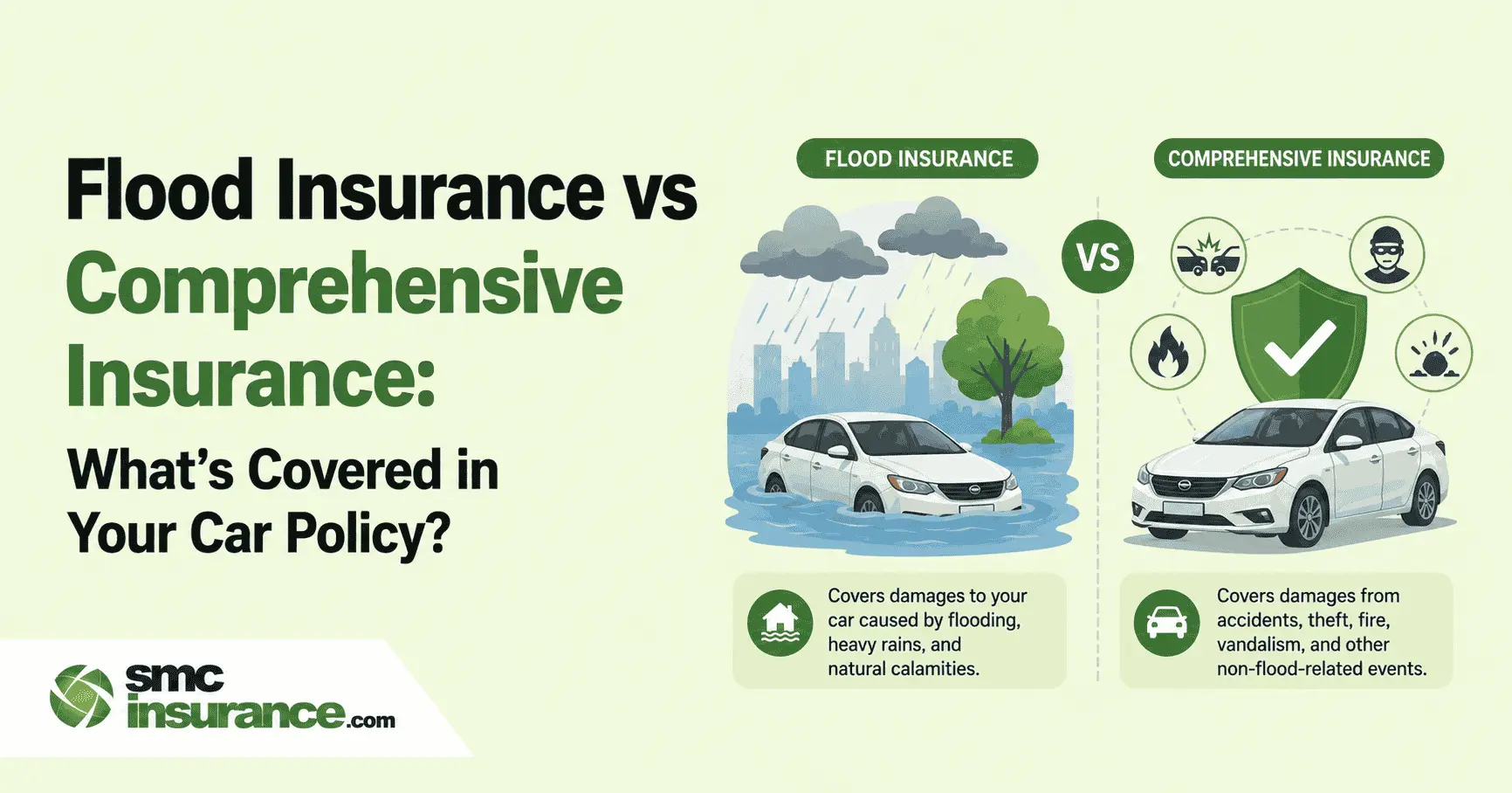 Flood Insurance vs Comprehensive Insurance: What's Covered in Your Car Policy?