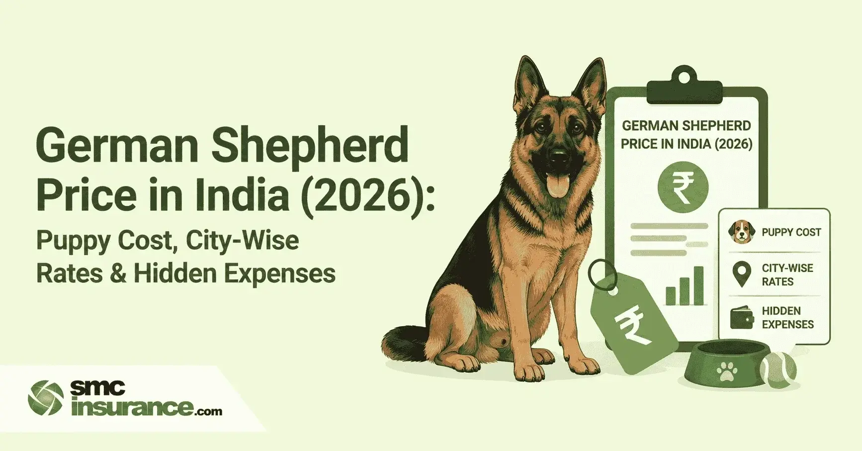 German Shepherd Price in India (2026): Puppy Cost, City-Wise Rates & Hidden Expenses