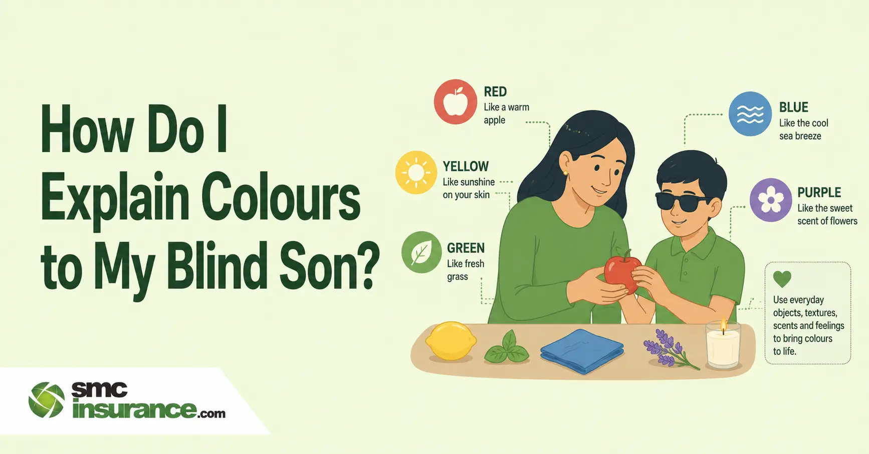 How Do I Explain Colours to My Blind Son? A Simple Guide for Parents
