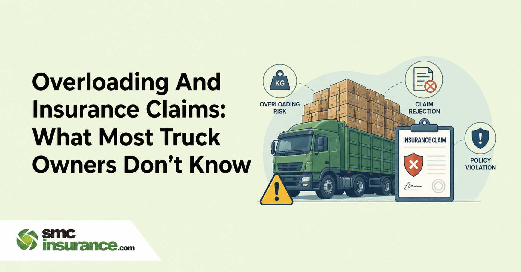 Overloading And Insurance Claims: What Most Truck Owners Don’t Know