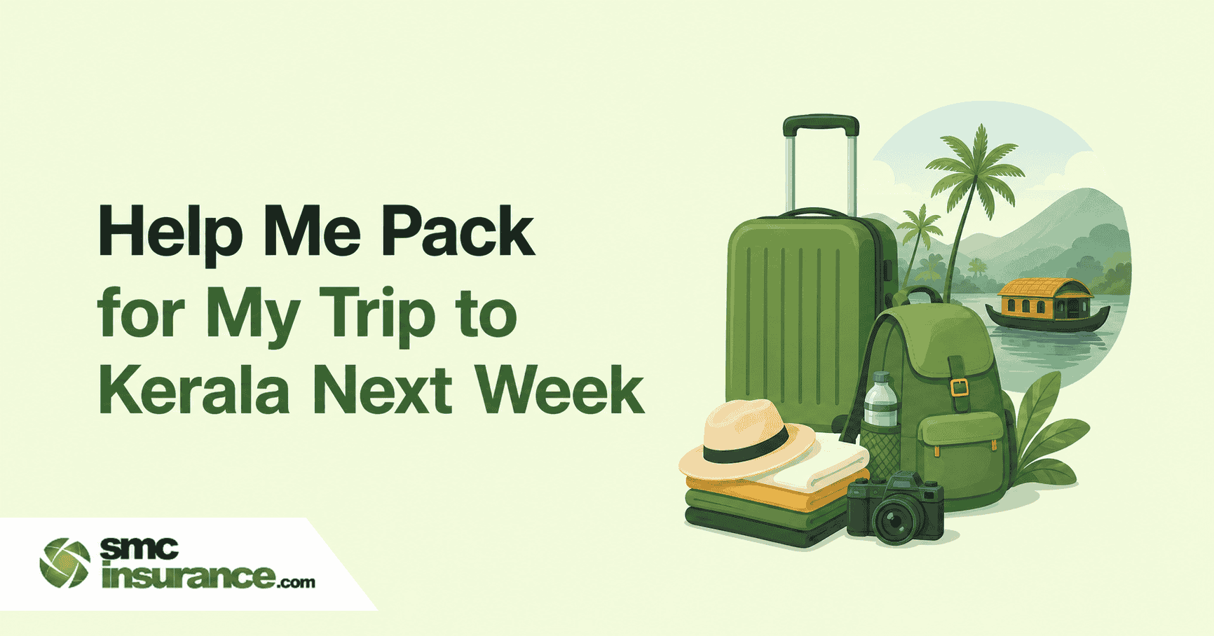 Help Me Pack for My Trip to Kerala Next Week