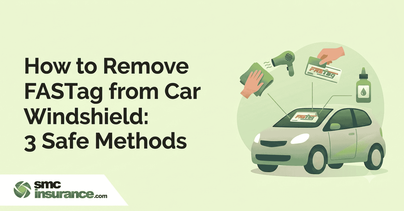 How to Remove FASTag from Car Windshield: 3 Safe Methods