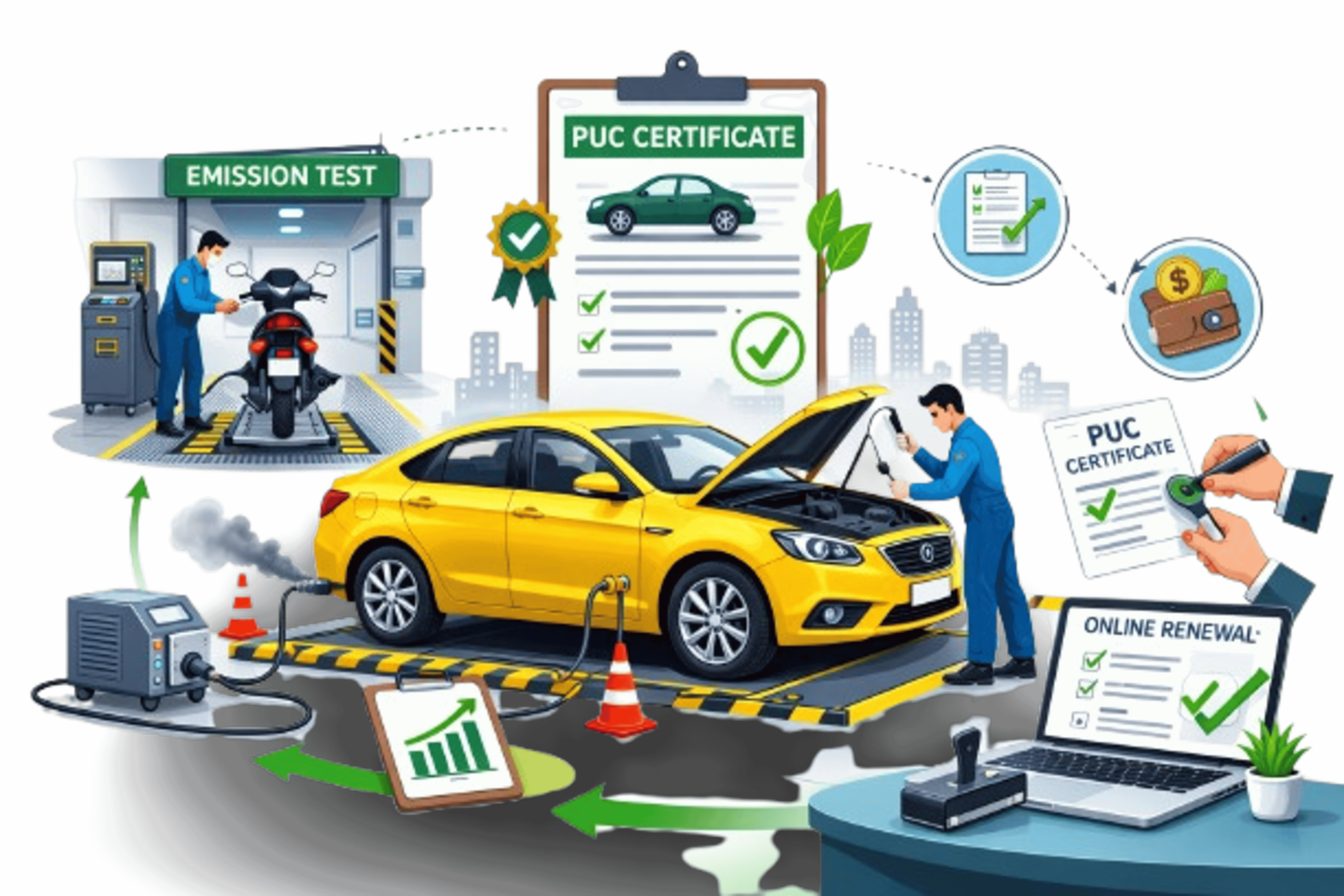How To Get A PUC Certificate For Your Vehicle (Car And Bike)?