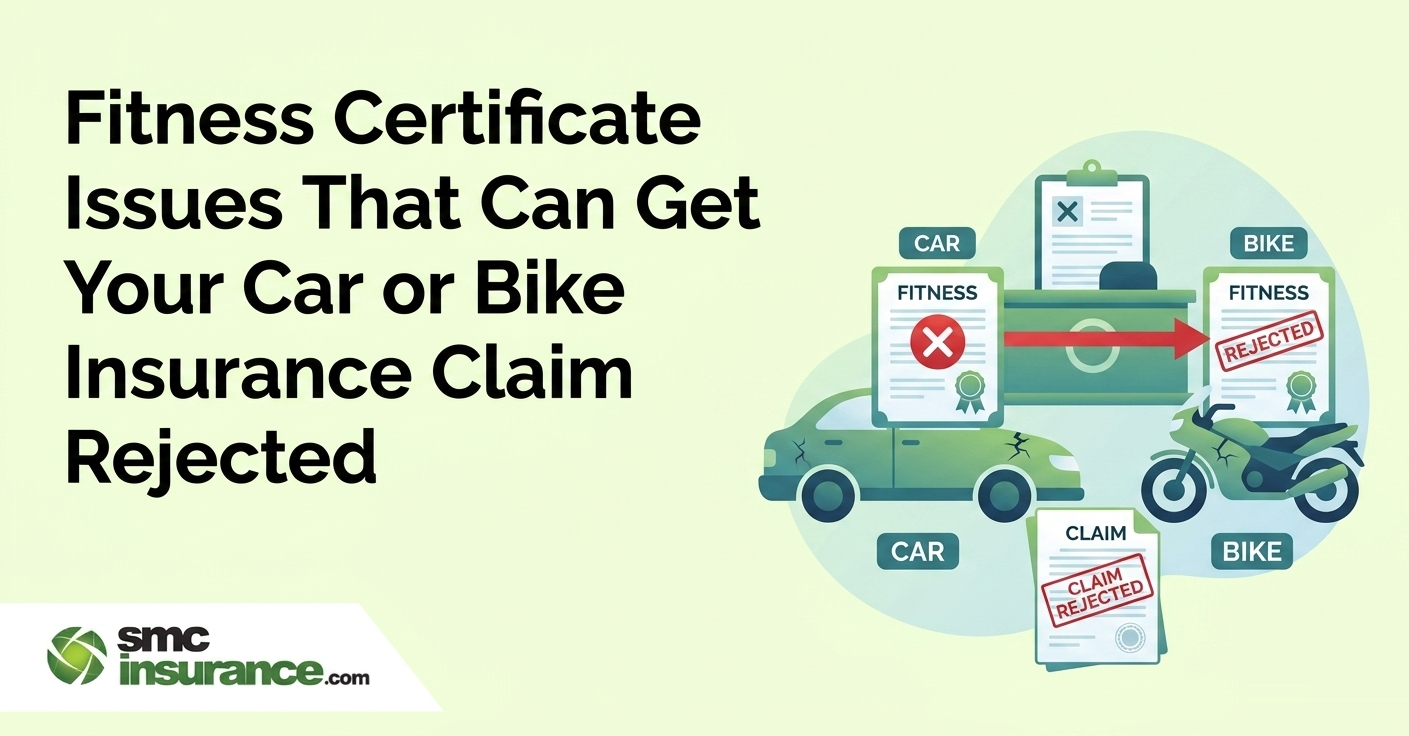 Fitness Certificate Issues That Can Get Your Car or Bike Insurance Claim Rejected