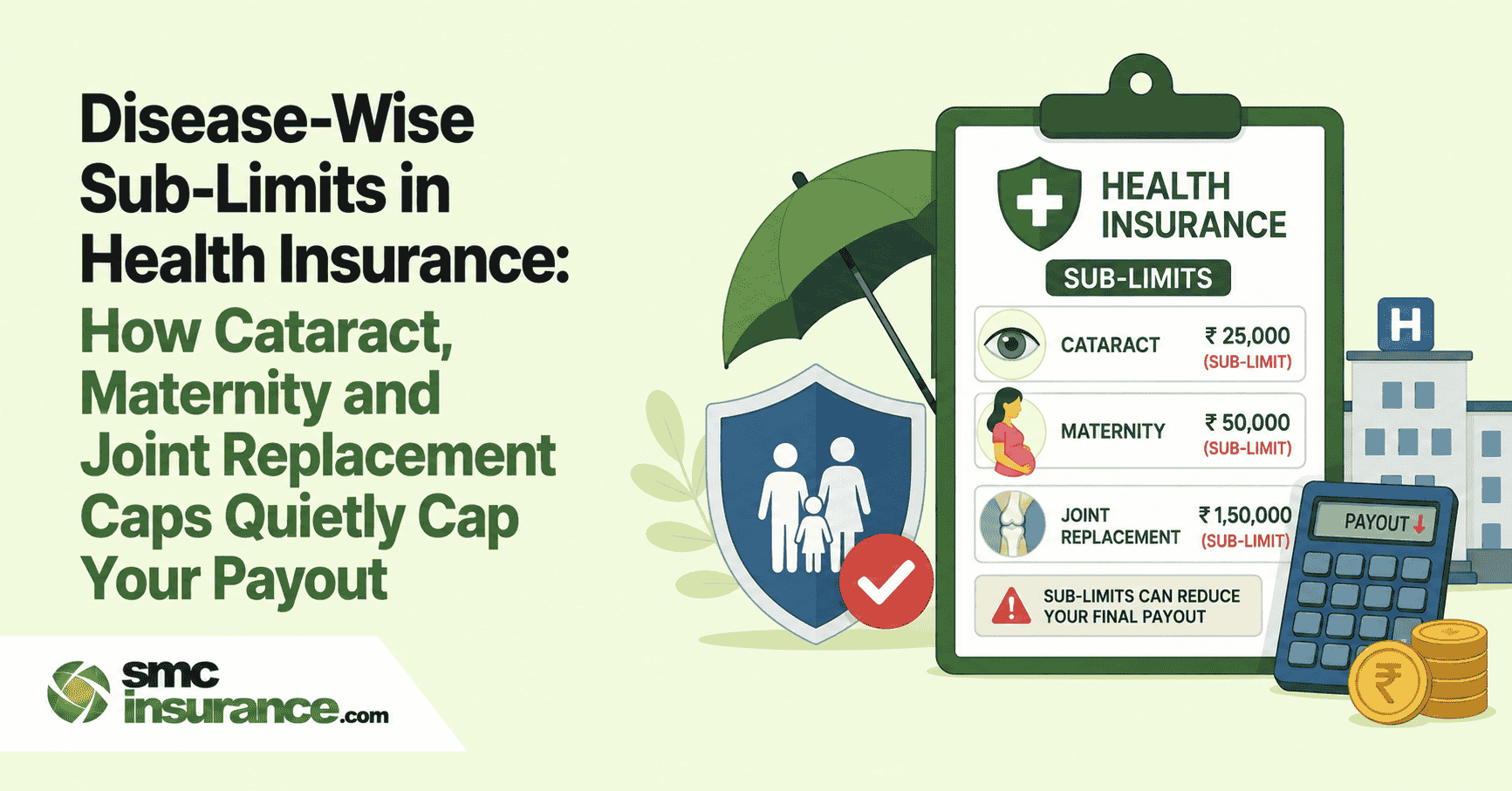 Disease-Wise Sub-Limits in Health Insurance: How Cataract, Maternity and Joint Replacement Caps Quietly Cap Your Payout