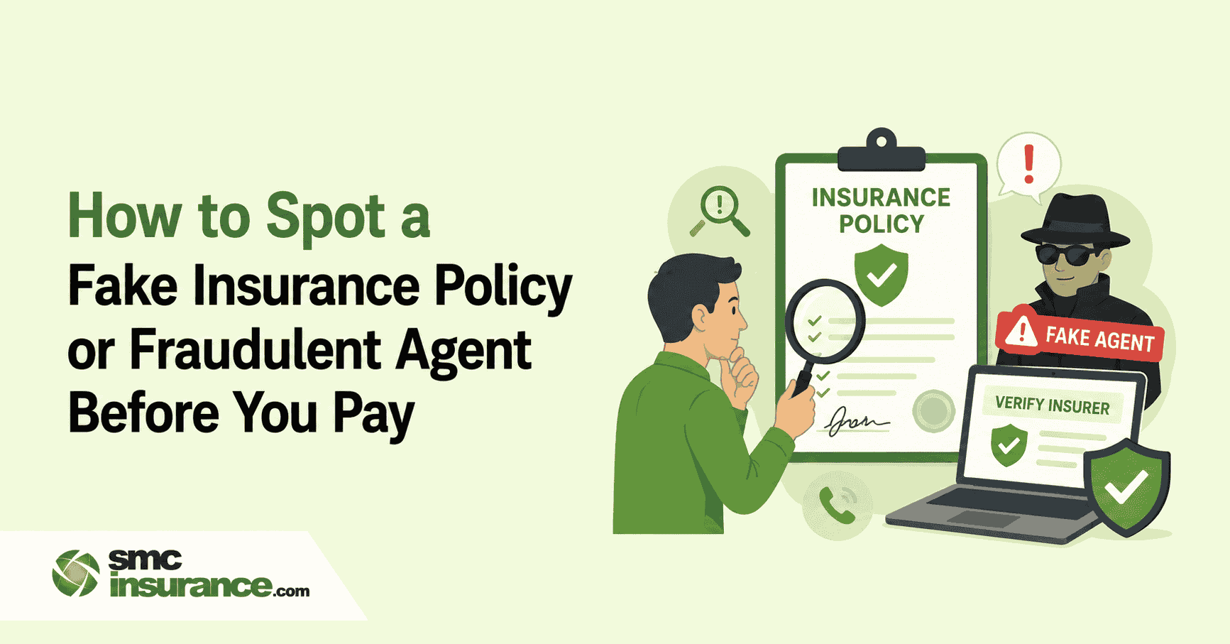 How to Spot a Fake Insurance Policy or Fraudulent Agent Before You Pay
