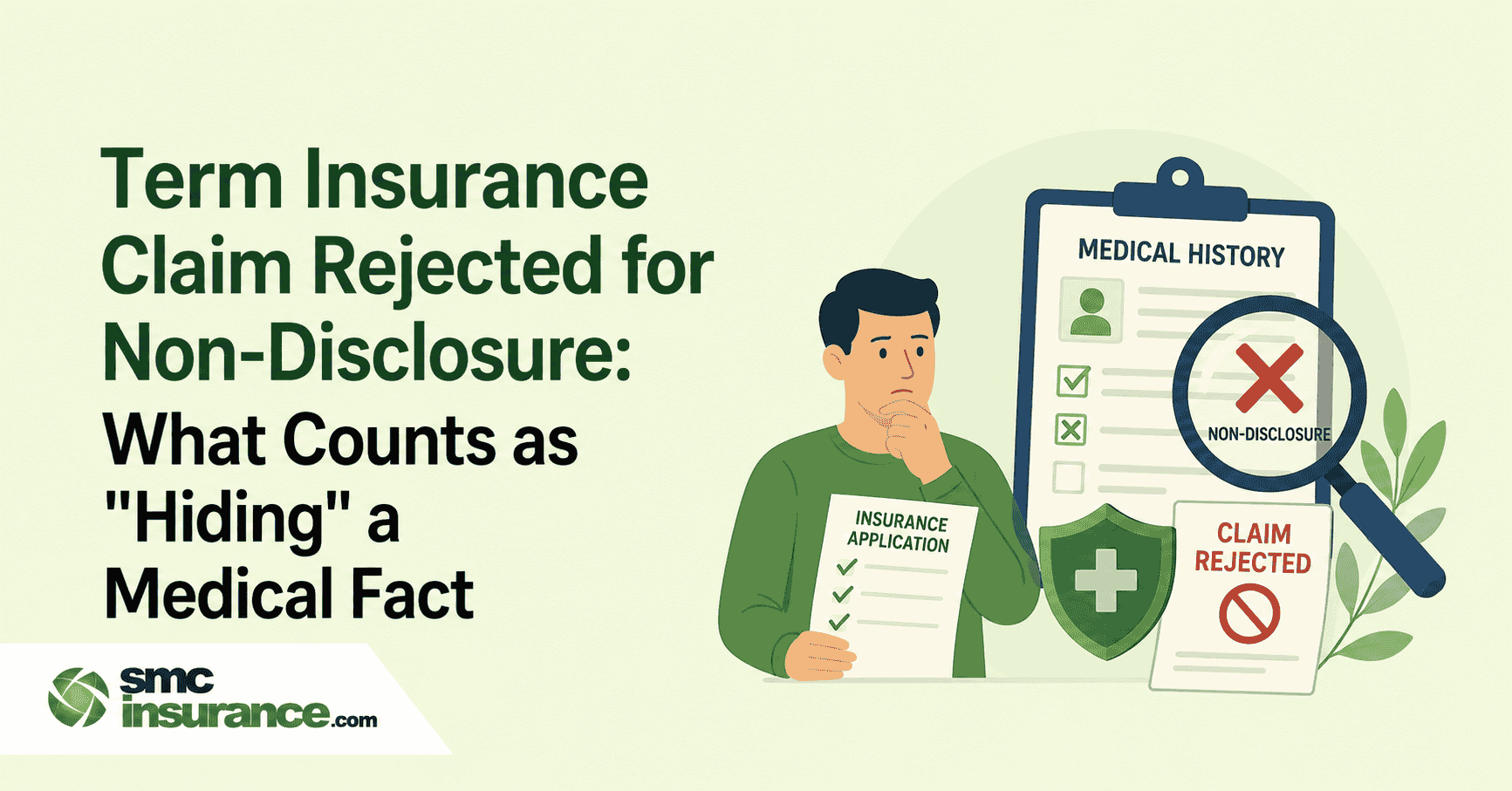 Term Insurance Claim Rejected for Non-Disclosure: What Counts as "Hiding" a Medical Fact