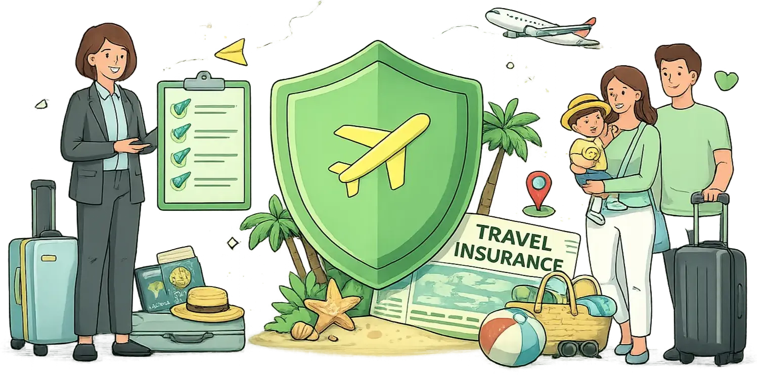 Travel insurance protection for international trips