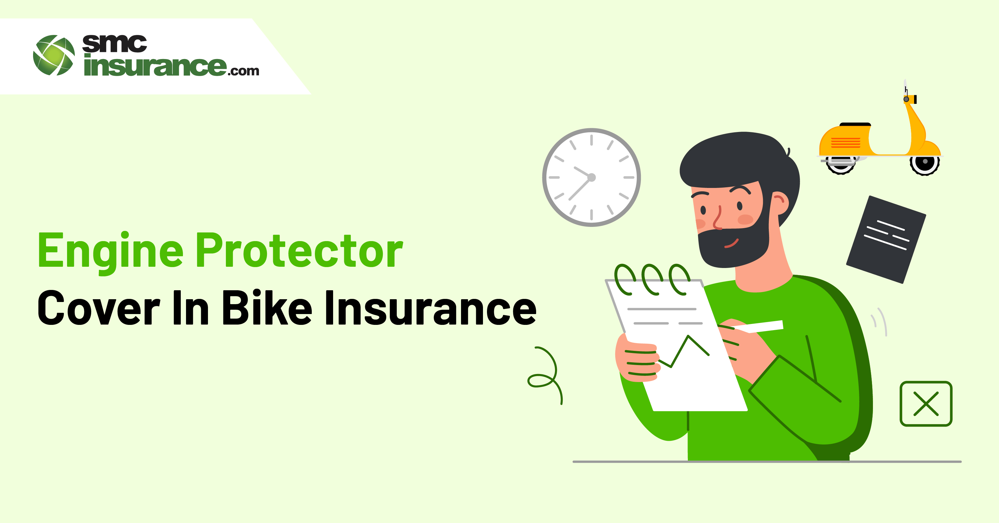 Engine Protector Cover in Bike Insurance