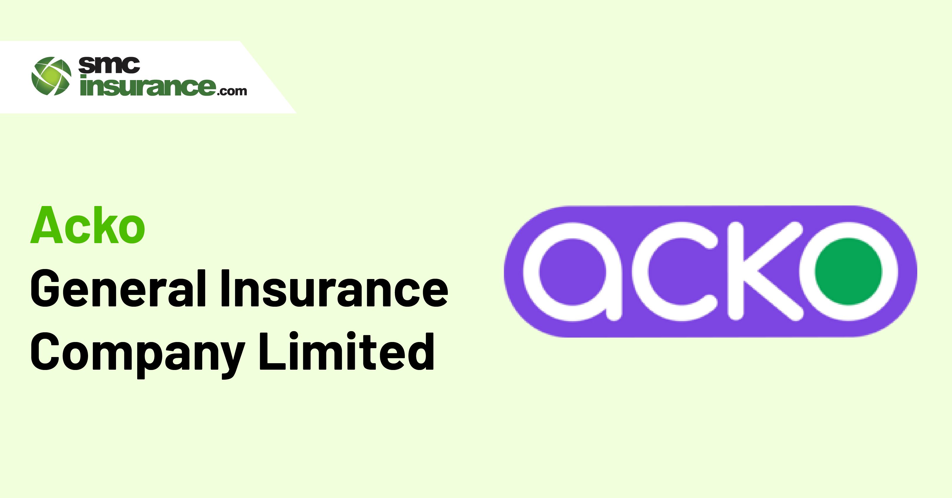 Acko General Insurance Company Limited